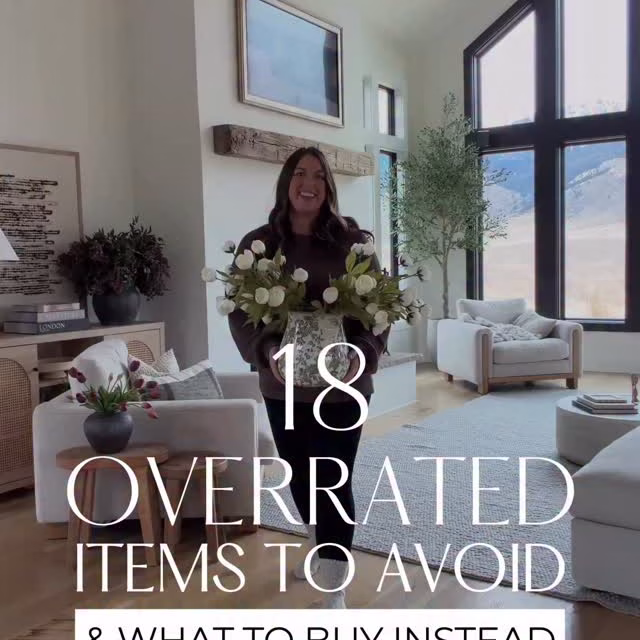 Follow + comment ✨yes✨ and I’ll send you the links!

18 overrated items to avoid… and what to buy instead. I bought these and tested them so you don’t have to.

Same look, same function, just smarter picks that actually live well in a real home.

home finds worth it, designer look for less, affordable home alternatives, amazon home finds, smart home shopping, elevated home style

https://liketk.it/5ZEhY LinkDM *382*