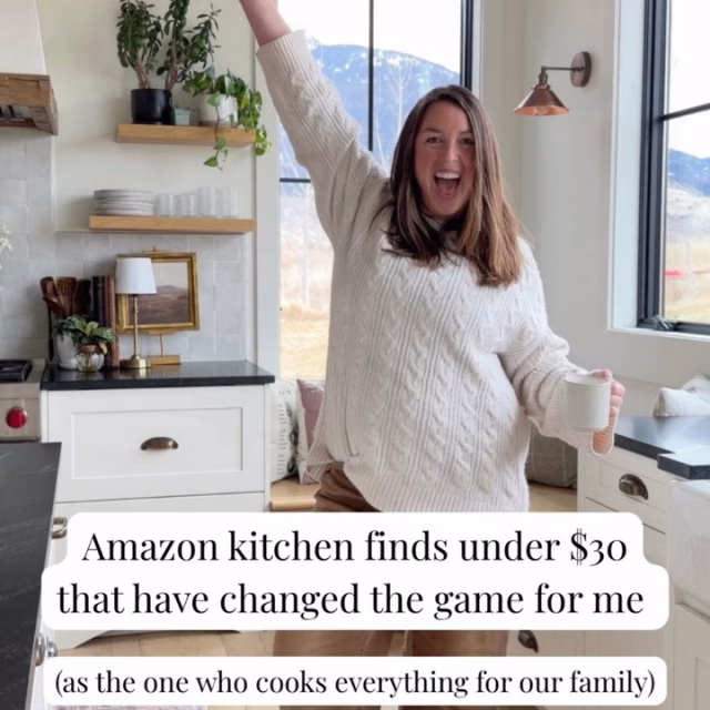 Comment ✨kitchen✨ and I’ll send everything to you via DM.

Amazon kitchen finds under $30 that have genuinely changed the game for me as the one who cooks everything for our family. Nothing fancy, just small things that make prep easier, cleanup faster, and the whole kitchen run a little smoother.

A few things I always look for (hopefully this helps you!!):
• anything that saves time or steps
• tools that are easy to clean (or go in the dishwasher)
• pieces that can do more than one job
• simple upgrades that actually get used every day

These are the ones I reach for constantly.

Get it all here: https://amzlink.to/az0VWW1fa8puE LinkDM *425*