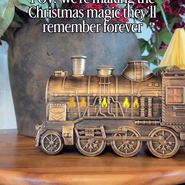 We only have so many Christmas mornings, and while our kids are little, I am doing everything I possibly can to make things feel magical. Holidays weren’t a big deal when I was growing up, but it was always a big deal to me. So I’m giving my kiddos the Christmas morning magic that I always hoped for — all through December.

The whole house smells like Christmas within about a minute too, which I love for me. And it’s literally this easy to use... lift it up, water and essential oils go in, and the chimney puffs start coming out immediately!

Mention ✨TRAIN✨ and I’ll send it to you... plus some other Christmas finds I love!

Follow @rushtonhome for more magical Christmas finds, whether your kids are young or old! 🤍

https://amzlink.to/az0XMw5KlEUa3 LinkDM *721*