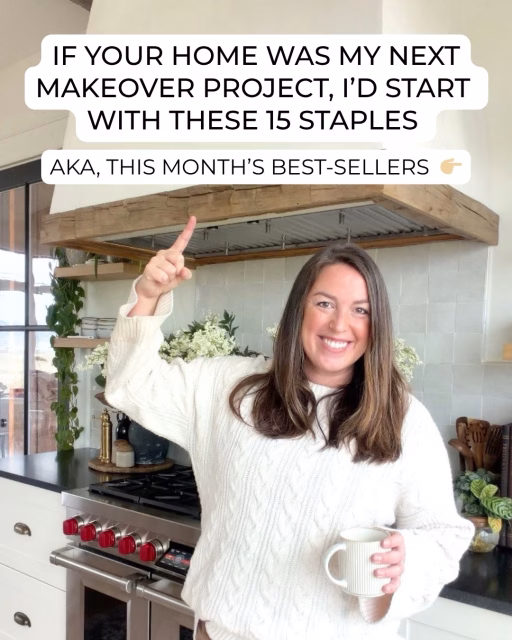 Comment ✨staples✨ and I’ll send everything to you via DM.

If your home was my next makeover project, I’d start here. Meet the staples that instantly make a space feel more pulled together and just happen to be this month’s best sellers.

Which one are you grabbing first? Let me know in the comments!

https://liketk.it/6a7LQ LinkDM *455*