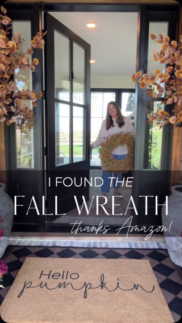 Mention ✨WREATH✨ and I’ll send everything to you via DM. PS - make sure you’re following so my message goes through!

The large autumn wreath went up and now I keep opening the front door for no real reason 🍂 It’s so much fuller in person than I expected, which almost never happens with wreaths.

Fall officially starts at the front door around here.

Follow @rushtonhome for more easy fall decorating!!

https://amzlink.to/az0I363fsjcMI LinkDM *679*