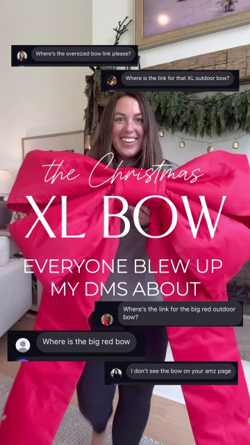 Mention ✨BOW✨ and I’ll send everything to you via DM. PS - you have to be following to be able to see my message!

I did NOT expect a bow to be the thing that made my whole front of house feel done. It’s huge, the ribbon is actually thick, and it holds its shape instead of going limp after a week outside. You guys are obsessed and it’s easy to see why!!

These are the ones that disappear first every year.

Follow @rushtonhome for more! 🤍

https://amzlink.to/az0OzedmkxD3H LinkDM *717*