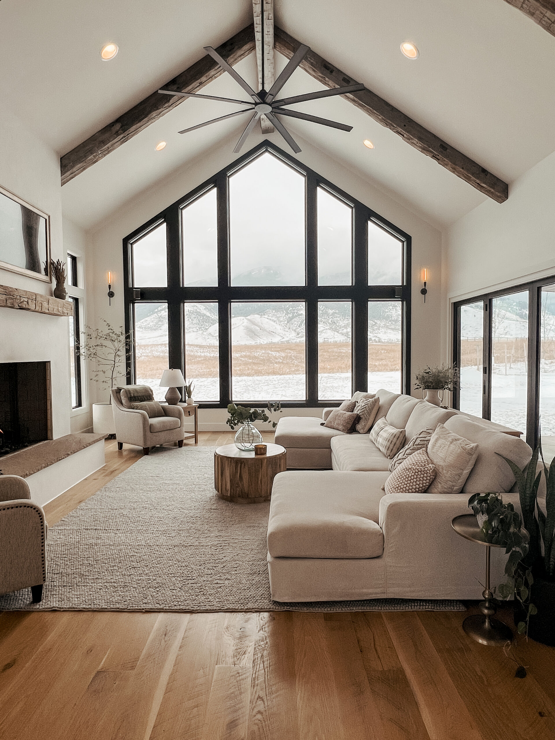 Living Room The Rushton House Neutral Organic Decor