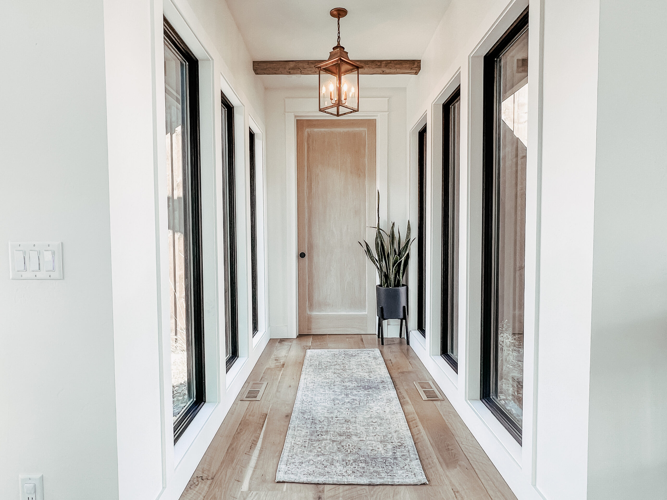 The Rushton House Hallway Organic European Modern Interior Design