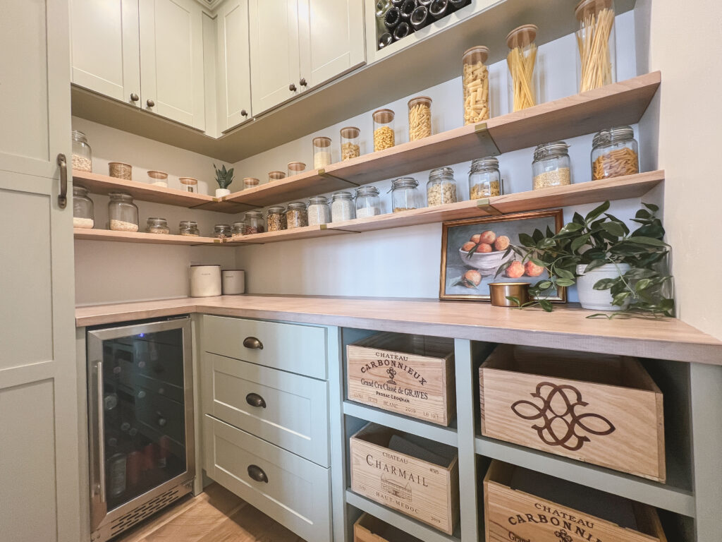 Farmhouse Pantry with Jars