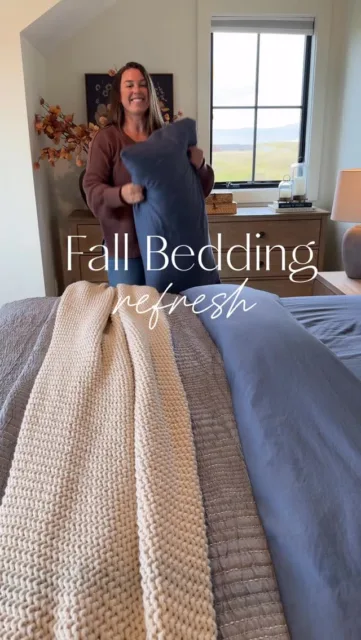 🔗Comment BEDDING for all the details to this bedding refresh for fall, inspired by lived-in luxe-feeling colors and ALL the natural texture!!

You all inspired me ✨ So many of you said that you love blue bedding that I finally decided to try it out, and I am absolutely wild about this totally new finished look! Fall being just around the corner has inspired me to pull lots of rich colors and so much natural texture into this space. What a change, I am so happy with how it turned out 🙌🏻

Comment BEDDING and I’ll DM you the details to everything 🎉 Or you can check it out directly in my LTK Shop!  https://liketk.it/5kymD

Bedroom design, bedroom decor, autumn refresh, fall refresh, master bedroom, luxe affordable bedding,

#ltkhome #liketkit @shop.ltk @onequince #quincepartner