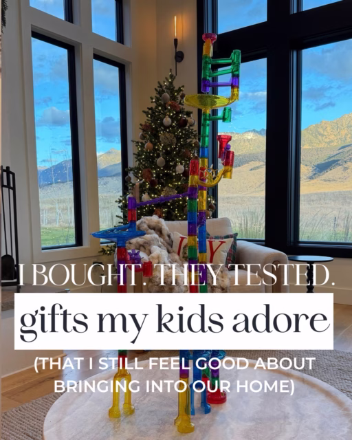 🔗 Follow + comment “gifts” for the links to all of these favorites in our home! These are absolutely fantastic if you have a little in your life who you’re Christmas shopping for.

The are some of our tried and true faves in our house — the bigger toys, the ones that can entertain for a few hours instead of a few minutes. 

My absolute fav is the marble run… once my son was old enough to trust with marbles, there was no stopping us! This has been so fun to do together, and as he gets older it will be a great creative and engineering challenge!

How to shop:
•Comment “toys” and I’ll send you over a link!
•Make sure you’re following me @rushtonhome to receive the link (otherwise IG will often block it for privacy)
•Or, tap the link in my profile & head to this picture!

kids toys, Christmas presents, holiday gifts, Christmas gifting, kids play, viral toys, 2025 top toys. @amazon @founditonamazon @amazoninfluencerprorgam

https://amzlink.to/az00ObejNVL5t LinkDM *207*