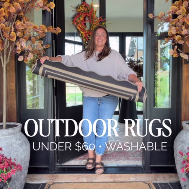 Comment ✨rugs✨ and I’ll send everything to you via DM.

Outdoor rug season is upon us 🍂 Testing the plaid, the checkered, and the classic black to see which one wins the front porch.

Spoiler: it’s harder to choose than you’d think.

https://liketk.it/6kdce LinkDM *649*
