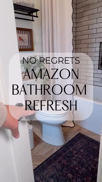 Mention ✨REFRESH✨ and I’ll send everything to you via DM. PS - you have to be following to be able to see my message!

This bathroom was the one room I kept closing the door on 😅 No remodel, no contractor - just swapping what was in it and suddenly it’s a room I’m happy to show people.

Start to finish, every single thing is linked.

Follow @rushtonhome for more refreshes that don’t require tearing anything out 🤍

Amazon bathroom, home refresh, bathroom update, primary bath, kids bath, powder bath, designer look for less, design on a dime, bougie on a budget, amazon home essentials 

https://liketk.it/6mYYa LinkDM *695*