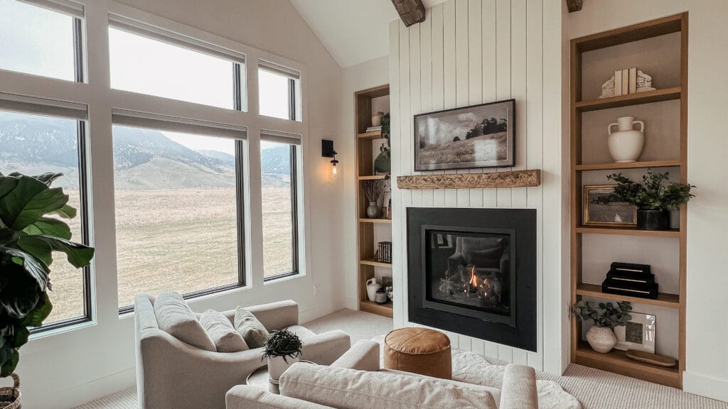 Master Bedroom | The Rushton House | Sitting Area organic modern decor