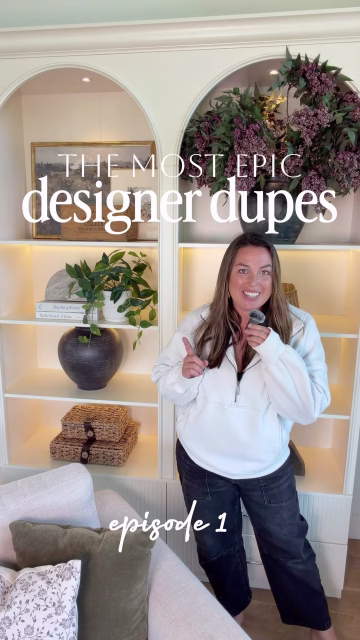 👉🏼 Write SEND below for all the details!

You do NOT need to spend $10,000 on custom built-ins to make your home look high end.

Welcome to episode 1 of my favorite designer dupes, where I’m sharing the finds that give you an expensive looking home without the high-end price tag!

These gorgeous arched bookshelves have the look of custom built-ins, complete with lighting, tons of storage, and that beautiful architectural double arch detail that turns them into a statement piece. And at 92 inches tall, they will look almost like custom built-ins if you have 8 foot ceilings!

Comment SEND and I’ll DM you the details! And follow along for more designer looks for less!

Designer dupes, designer looks for less, affordable home decor, arched bookshelves, built-in bookshelf dupe, custom built-ins, affordable furniture, high-end home on a budget, Amazon home finds, living room inspiration, bookshelf styling, European farmhouse decor, designer-inspired furniture, home decorating ideas, budget-friendly home upgrades

https://liketk.it/6oSgW LinkDM *732*