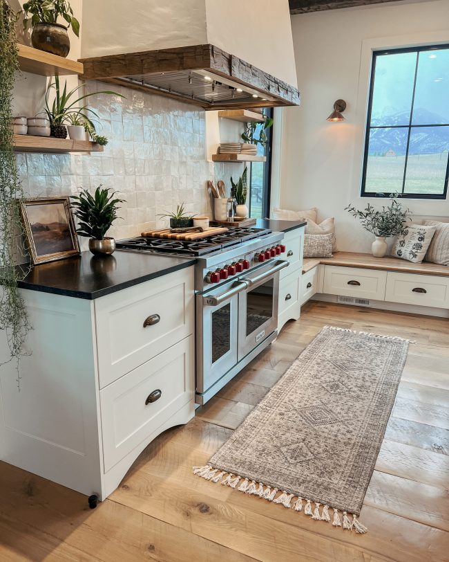 Kitchen Range Organic Farmhouse Modern Custom Home Decor