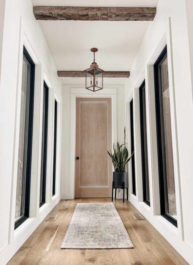 Rushton House Hallway Windows Interior Design Decor White Oak